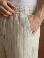 White Pinstripe Trouser