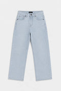Sky Blue Straight Fit Jeans
