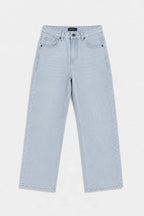 Sky Blue Straight Fit Jeans