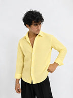 Butter Yellow Texture Shirt