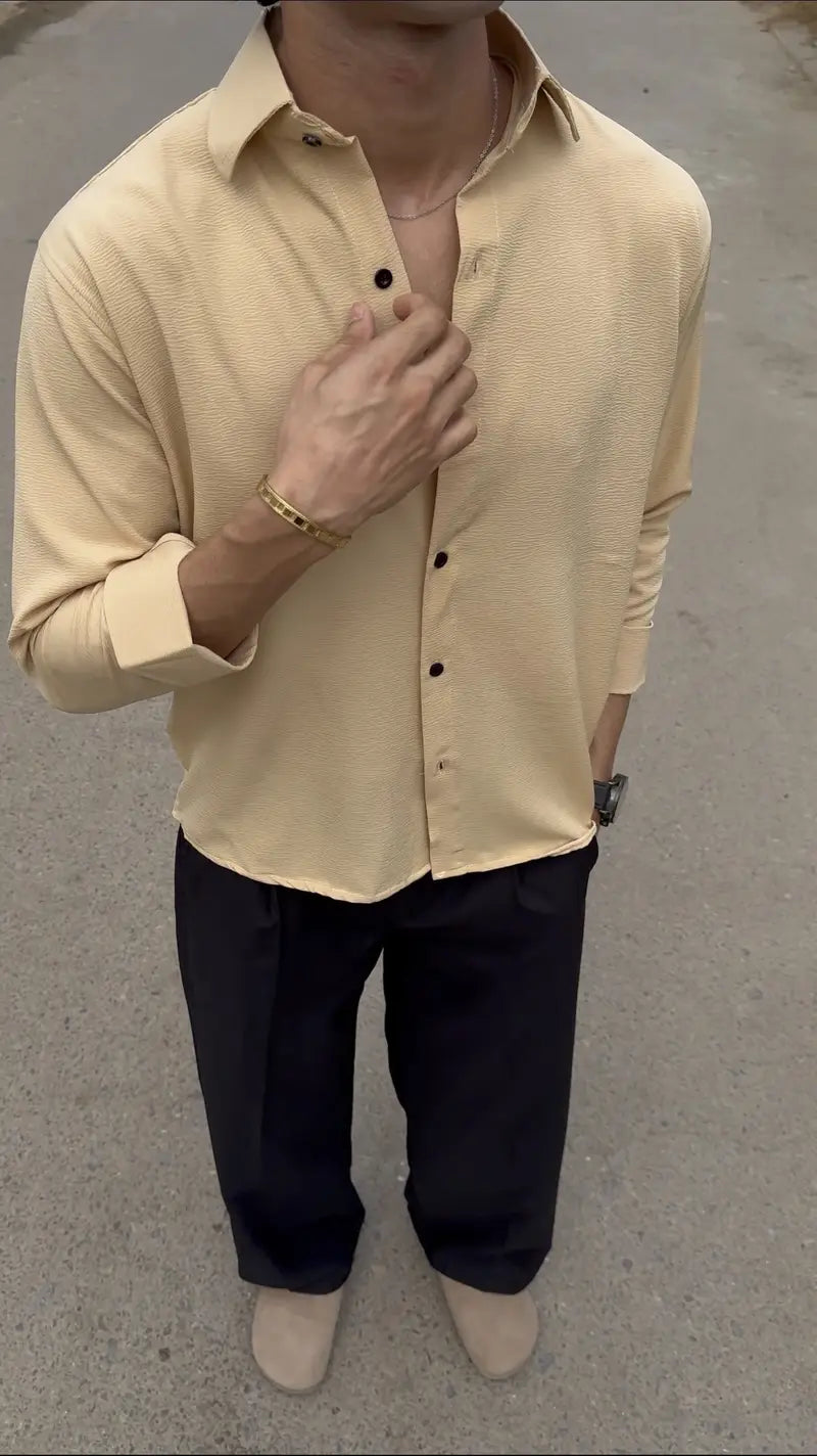 Desert Cream Texture Shirt