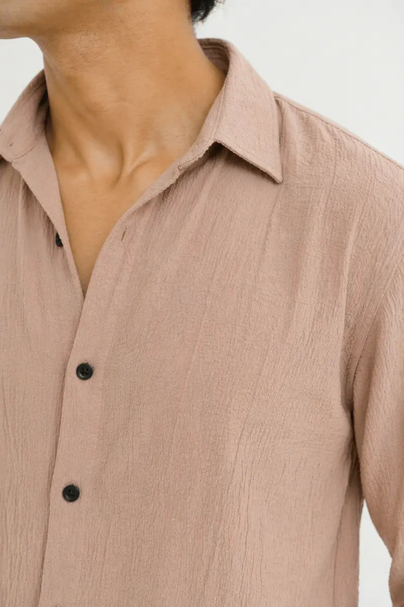 OATMEAL TEXTURE SHIRT