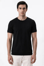 DROP NEEDLE TEE-BLACK