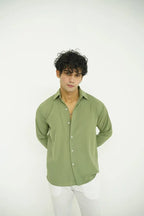 Sage Green Texture Shirt