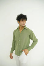 Sage Green Texture Shirt