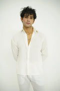 White Textured Shirt