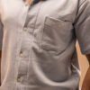 gentzo Terry Cuban Collar-Ocean, gentzo, Terry Cuban Collar-Ocean, Cuban collar shirt, ocean terry fabric shirt, men’s Cuban collar shirt, premium terry fabric shirt, modern ocean Cuban collar, breathable terry shirt for men, casual Cuban collar shirt, men’s ocean blue shirt.