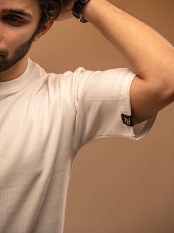 gentzo Quater-Zip Pullover-Cream, gentzo, Quater-Zip Pullover-Cream, Thermal quarter-zip sweater, cream thermal pullover, men’s pullover, warm men’s pullover, stylish men’s pullover, casual pullover for men, layering pullover for men, cream quarter-zip pullover, premium thermal pullover, modern men’s pullover.