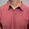 gentzo Texture Pop-Corn Polo-Rose, gentzo, Texture Pop-Corn Polo-Rose, pop-corn polo shirt, rose textured men’s polo, men’s stylish polo shirt, premium rose polo for men, breathable pop-corn fabric polo, layering polo for men, casual polo for men, classic rose men’s polo, modern men’s textured polo.