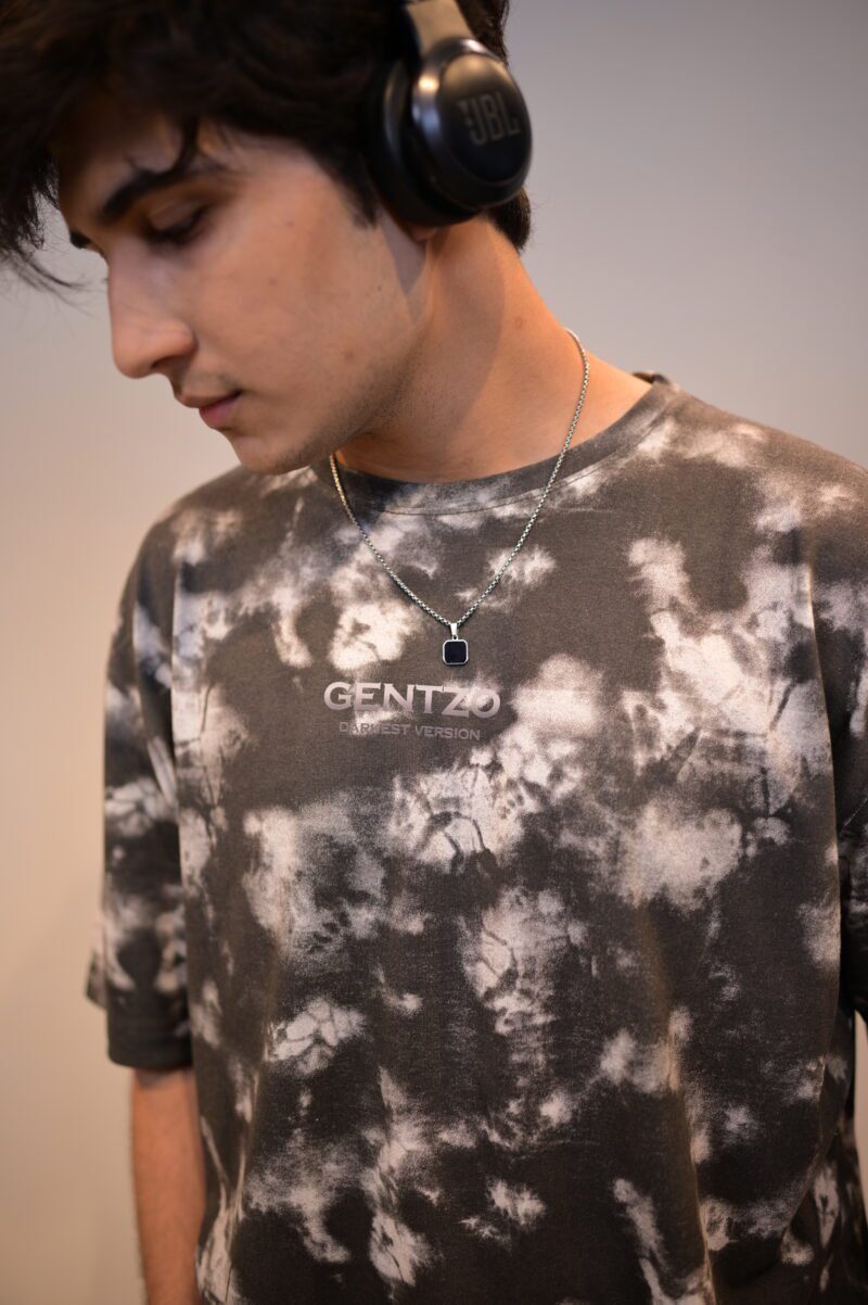Oversized Acid Wash T-Shirt, Gentzo, Acid Wash T-Shirt, Cotton Jersey, Streetwear, Oversized Fit, Black Grey T-Shirt, Casual T-Shirt, Men’s Fashion, Vintage Style, Breathable Cotton, Relaxed Fit, Layering Tee