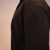 Black Textured Shirt, Gentzo, Men’s Shirt, Textured Cotton Shirt, Breathable Shirt, Casual Shirt, Formal Shirt, Classic Collar Shirt, Button-Down Shirt, Tailored Fit Shirt, Stylish Black Shirt, Workwear, Weekend Wear, Premium Cotton Shirt, Modern Essential Shirt