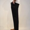 Black Linen Trouser, Gentzo, Linen Blend Trouser, Men’s Linen Pants, Summer Bottoms, Tailored Fit Pants, Casual Trousers, Breathable Fabric, Vacation Wear, Relaxed Fit Pants, Black Pants for Men, Smart Casual, Drawstring Waist