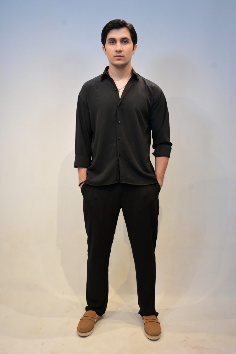 Black Linen Essentials Set, Gentzo