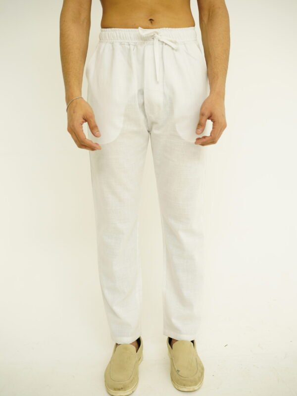 White Linen Trouser
