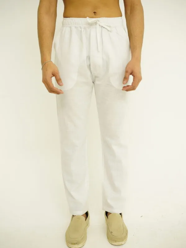 White Linen Trouser