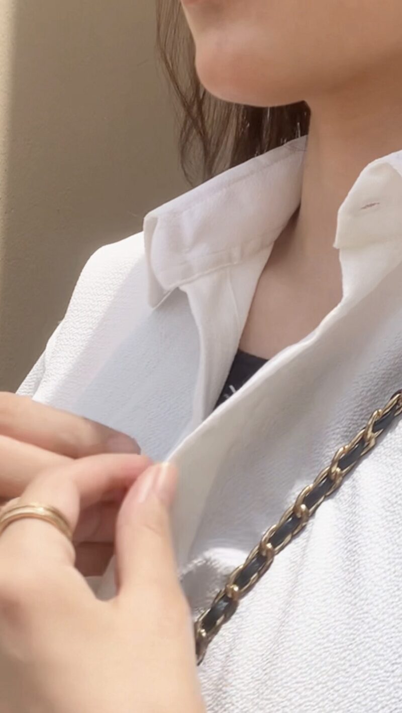White Textured Shirt - Image 4