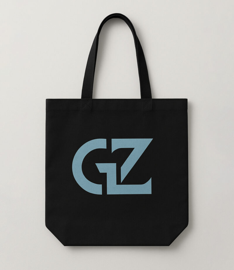 Gentzo, Tote Bag, Cotton Tote, Canvas Bag, Minimalist Bag, Black Tote, Eco-Friendly Bag, Everyday Carry, Gender Neutral Bag, Sustainable Fashion, Work Bag, Travel Tote, Urban Bag