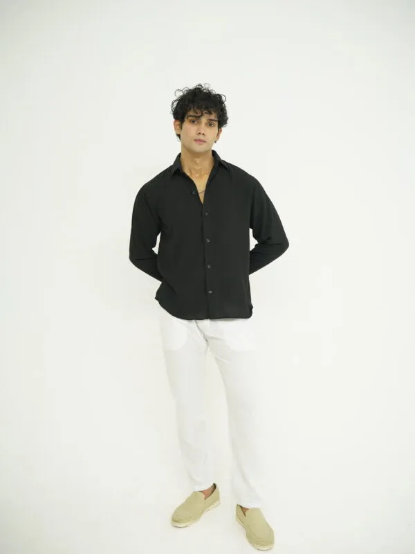 Black & White Linen Essentials Set
