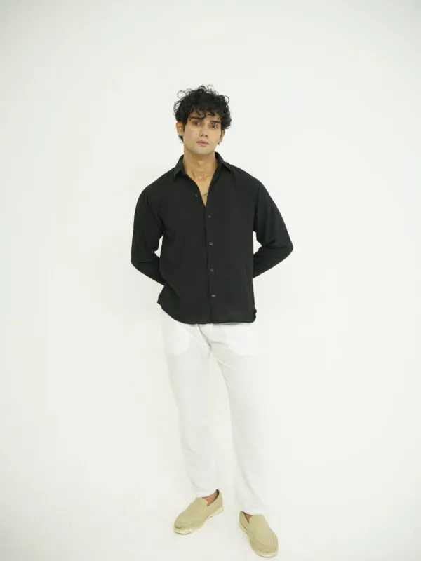 Black & White Linen Essentials Set
