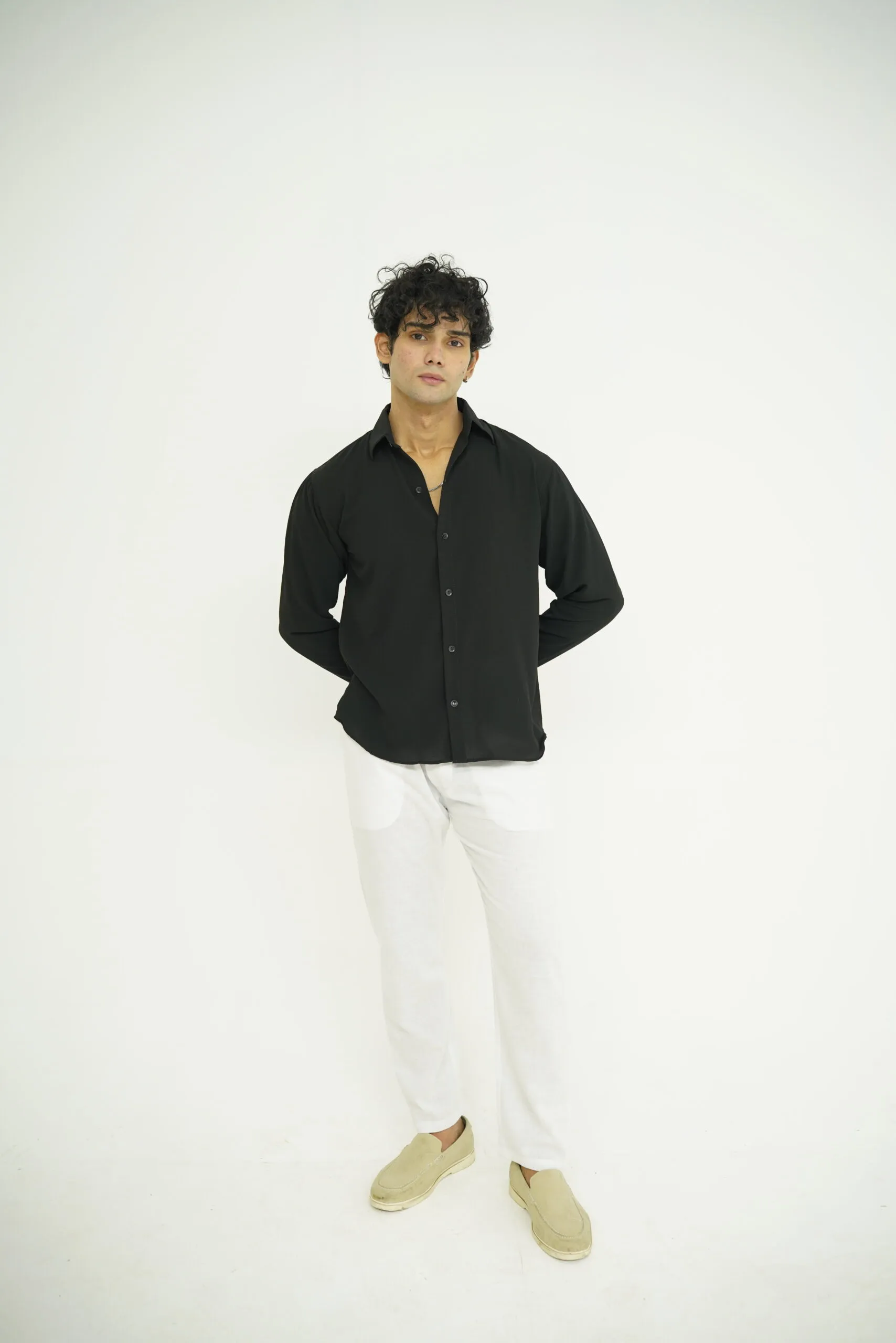 Black & White Linen Essentials Set