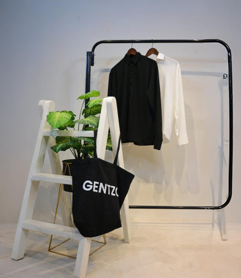 Gentzo, Tote Bag, Cotton Tote, Canvas Bag, Minimalist Bag, Black Tote, Eco-Friendly Bag, Everyday Carry, Gender Neutral Bag, Sustainable Fashion, Work Bag, Travel Tote, Urban Bag