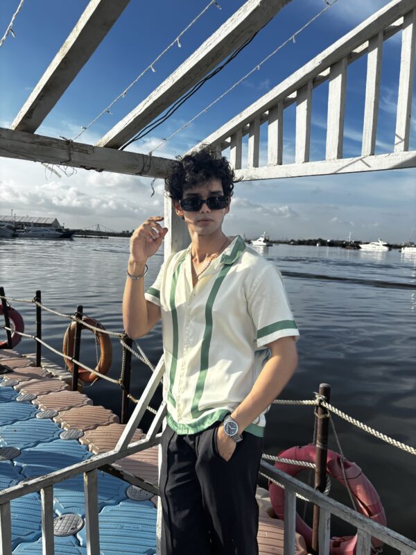 Coastal Luxe Palm Shirt