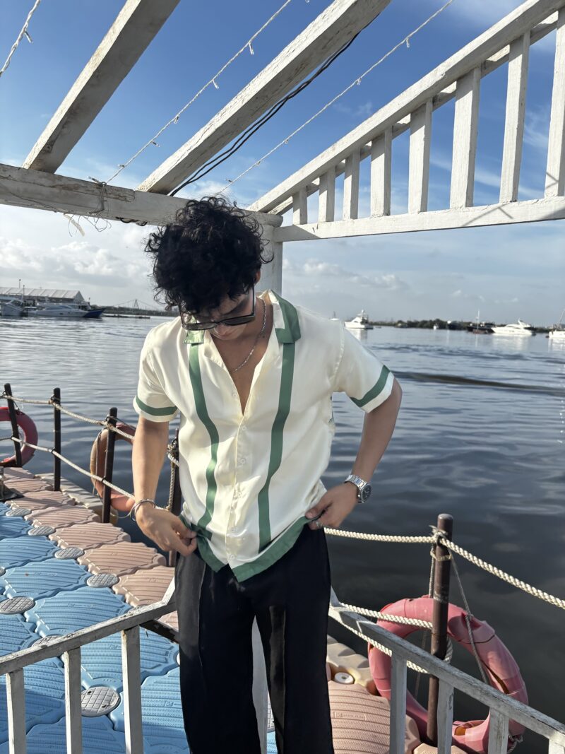 Coastal Luxe Palm Shirt - Image 3