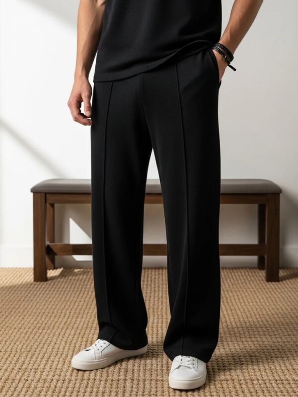 Black Pleated Trouser