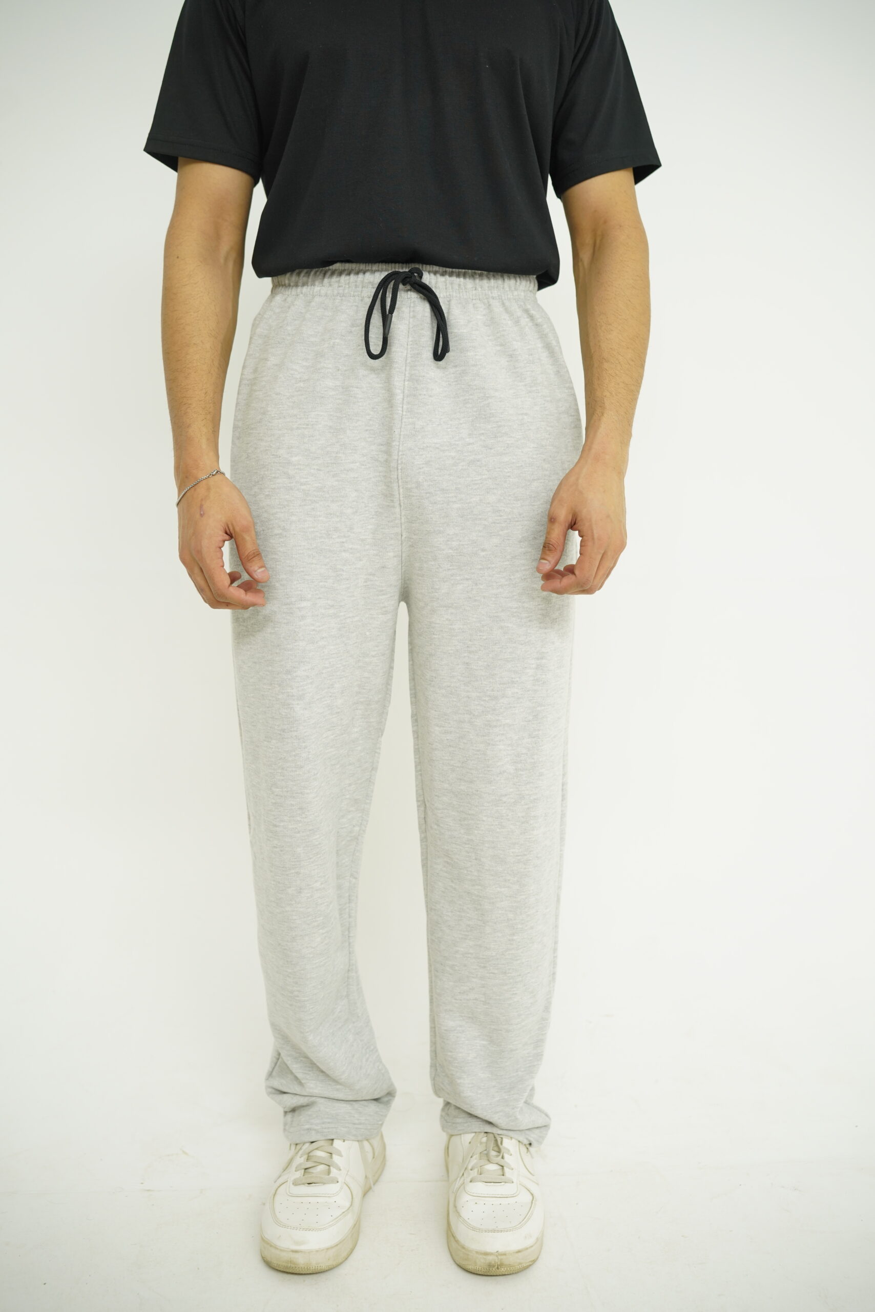 Grey Straight Fit Trouser