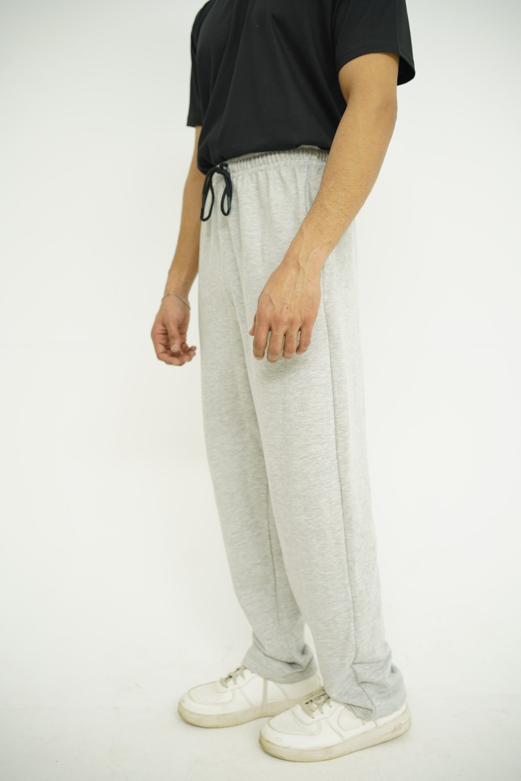 Grey Straight Fit Trouser - Image 3