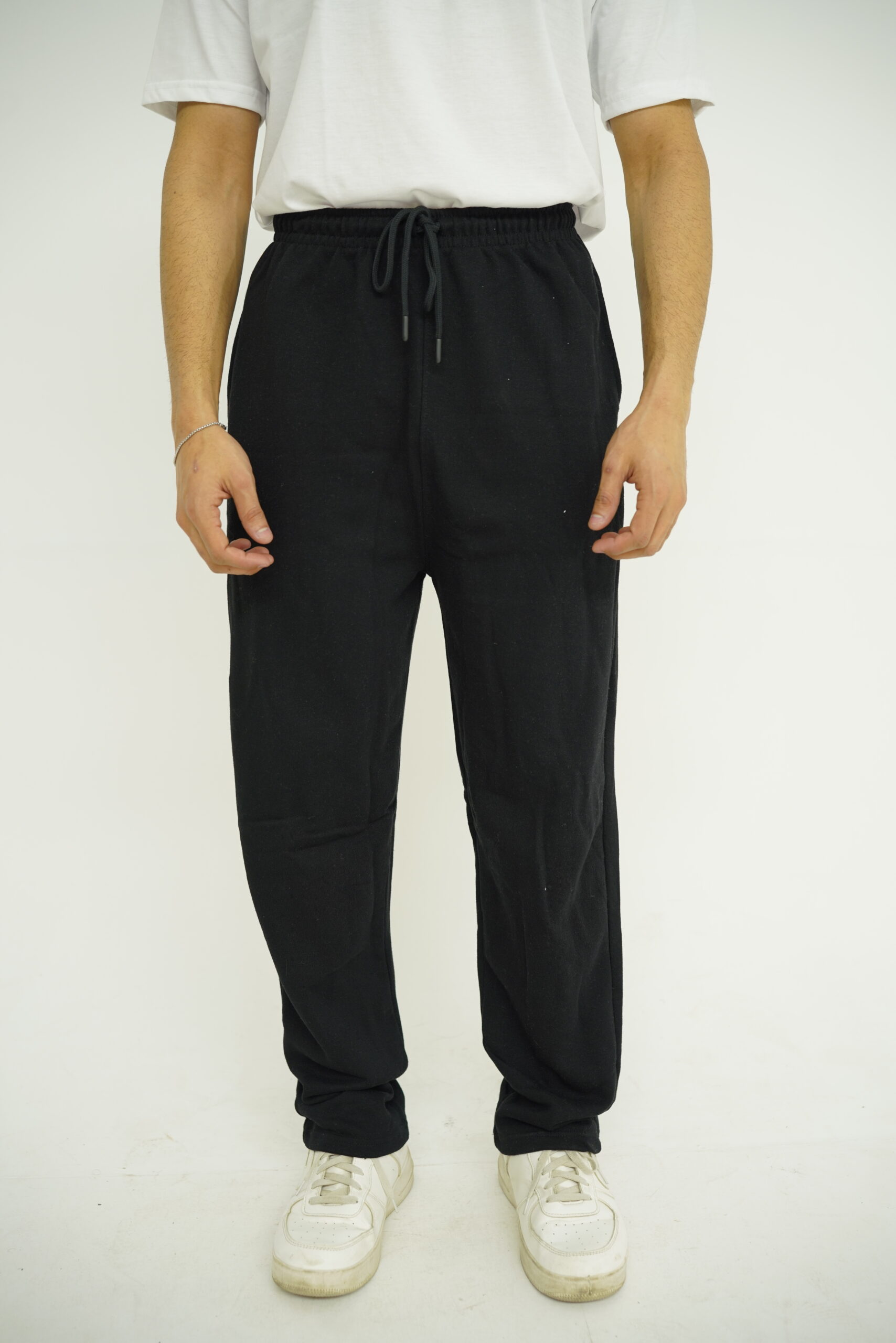 Black Straight Fit Trouser