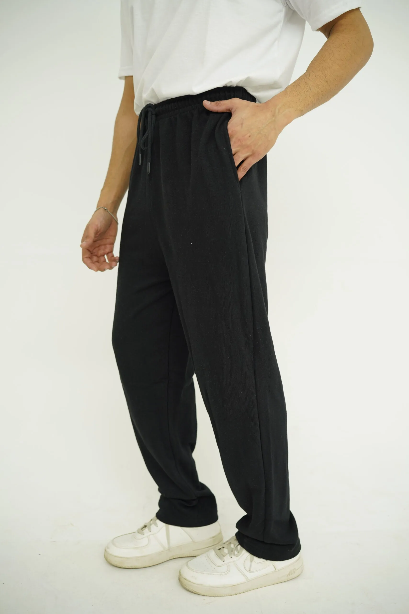 Black Straight Fit Trouser - Image 2