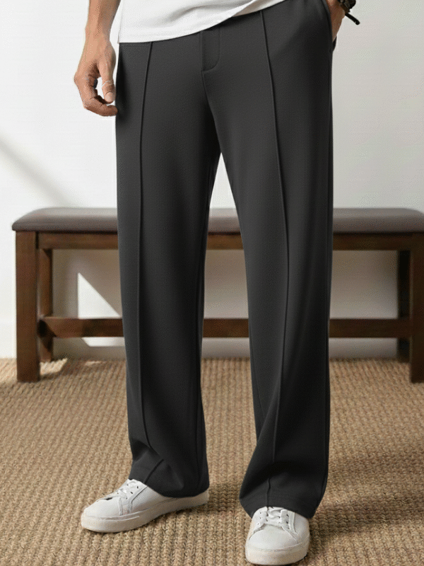 Charcoal Pleated Trouser