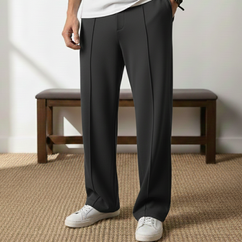 Charcoal Pleated Trouser