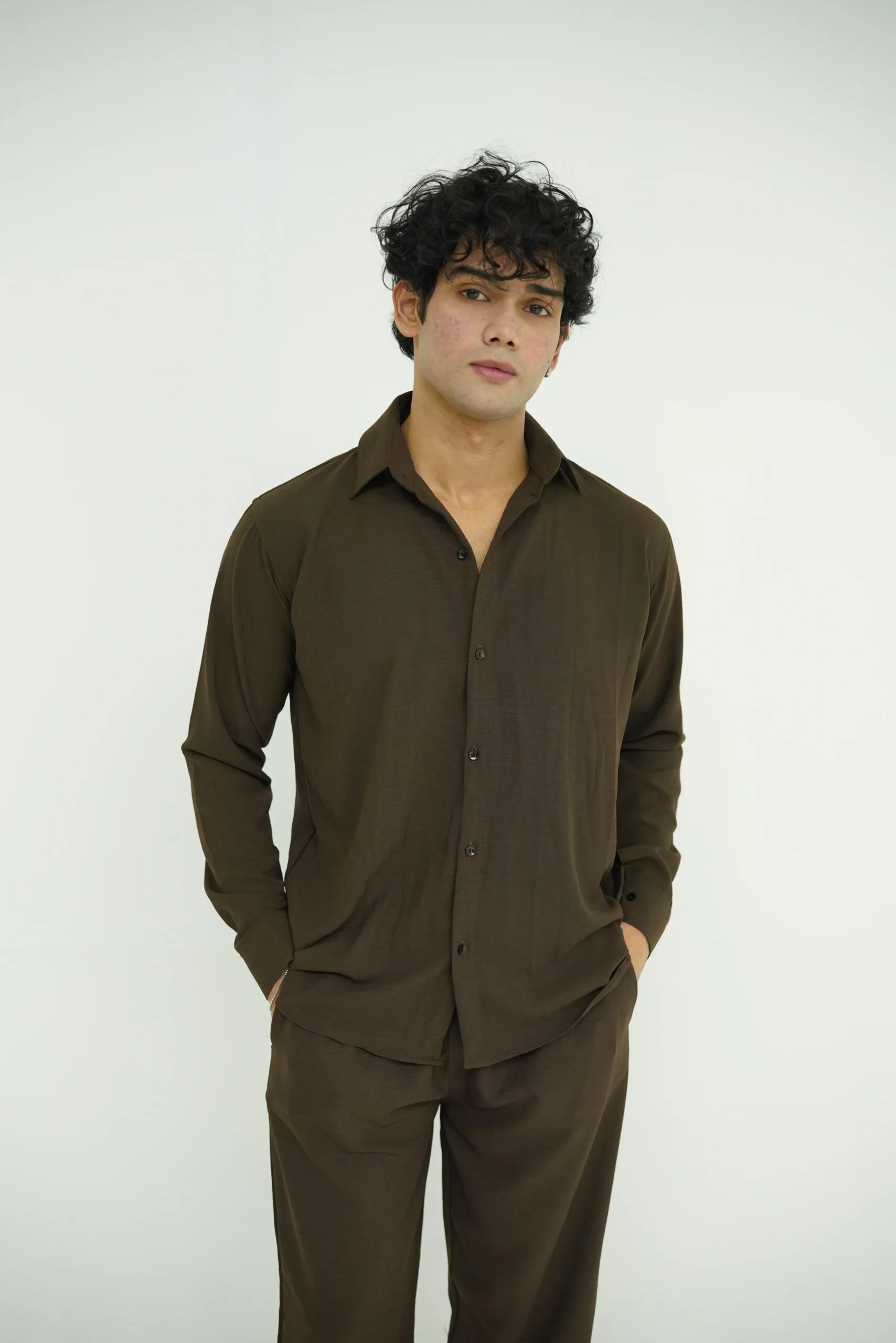 Brown Linen Texture Cordset - Image 2