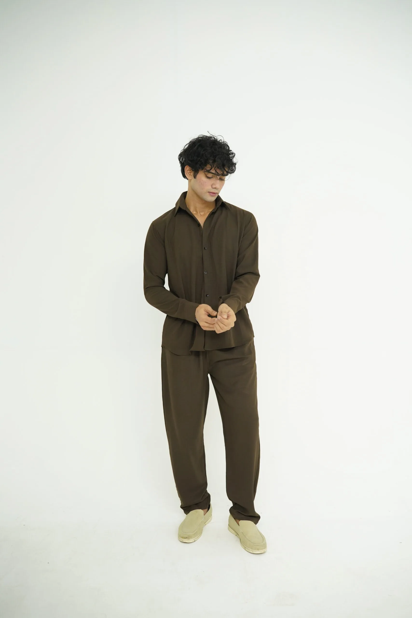 Brown Linen Texture Cordset