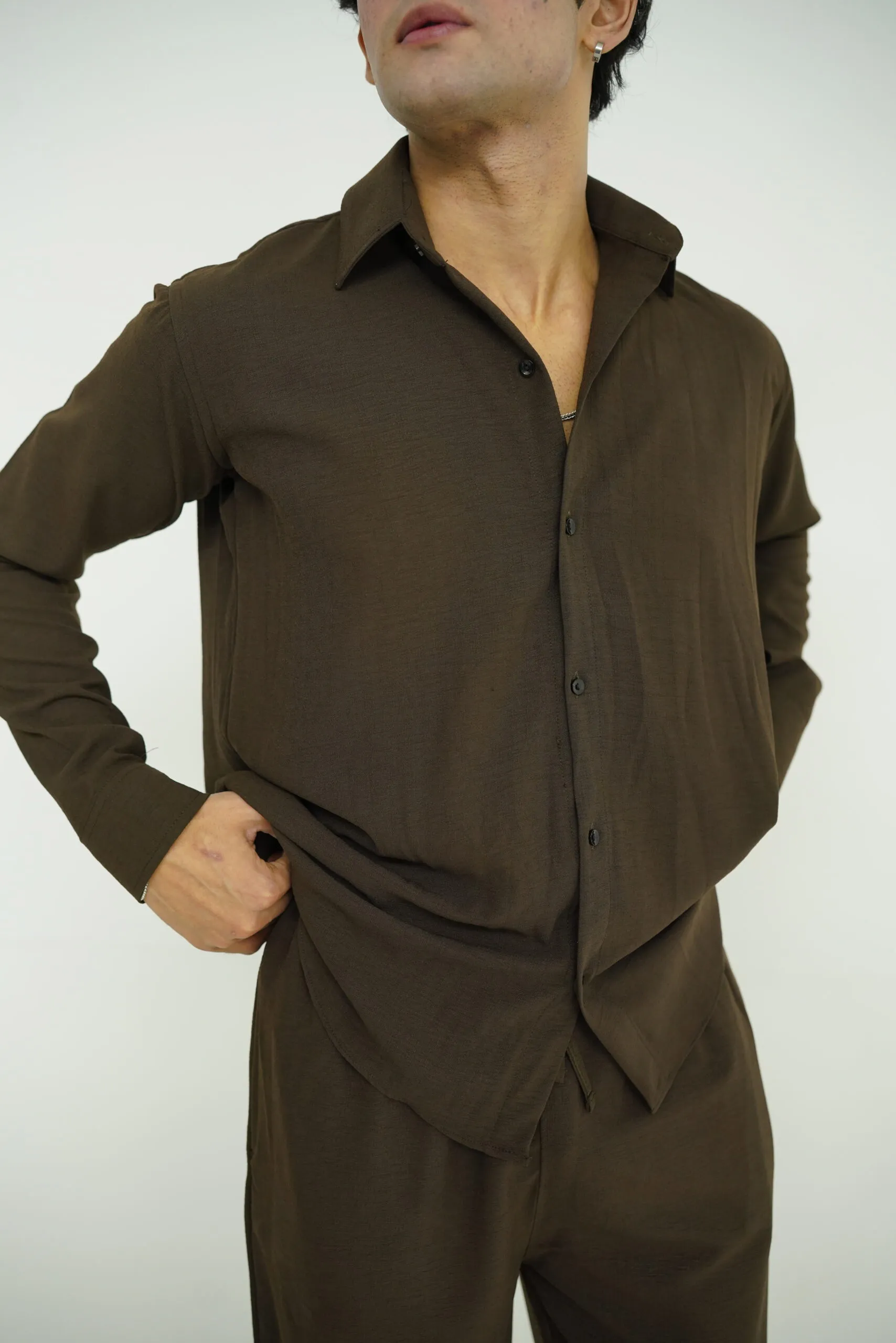 Brown Linen Texture Cordset - Image 3