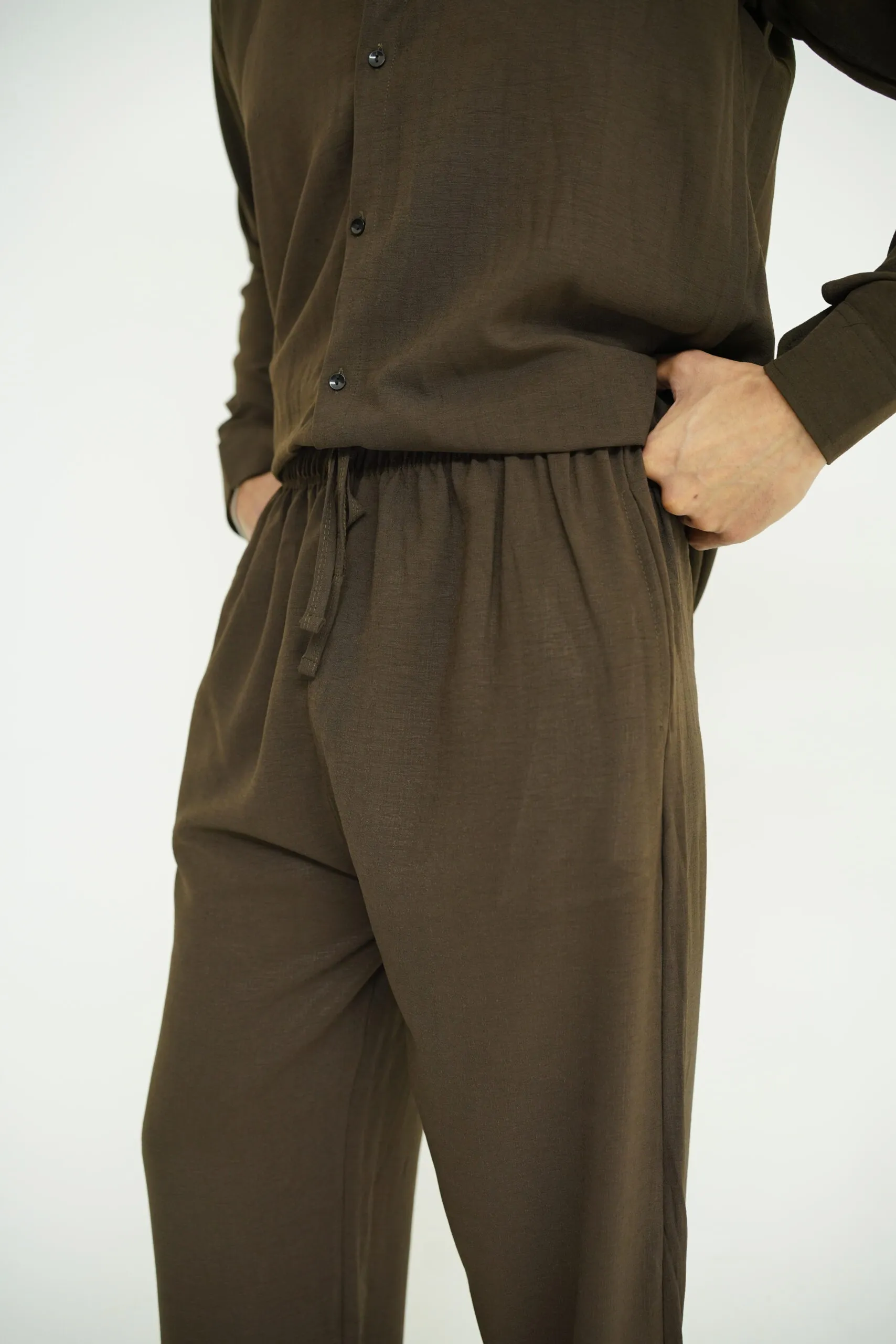 Brown Linen Texture Cordset - Image 5