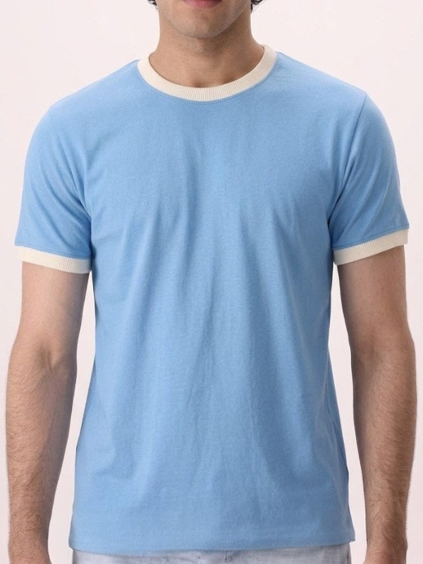 SKY RINGER TEE FITTED