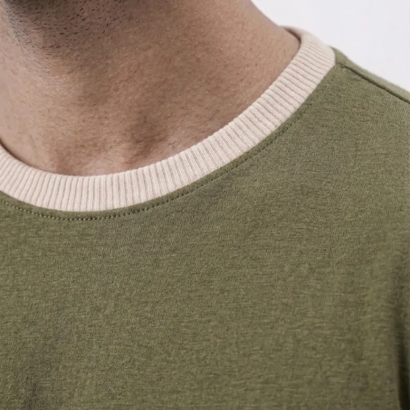 OLIVE RINGER TEE FITTED - Image 3