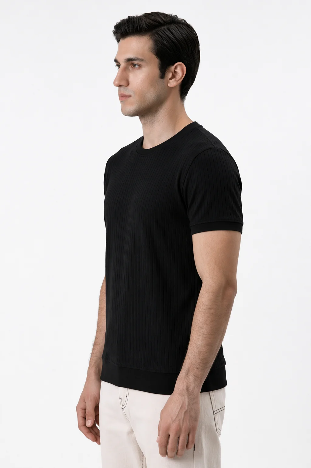 DROP NEEDLE TEE-BLACK - Image 3