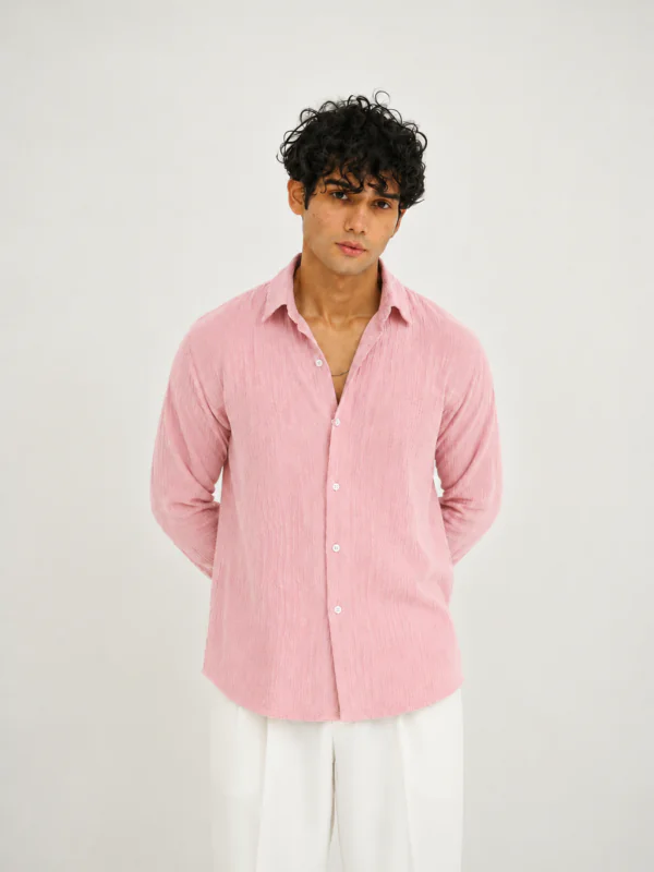 Mellow Pink Texture Shirt